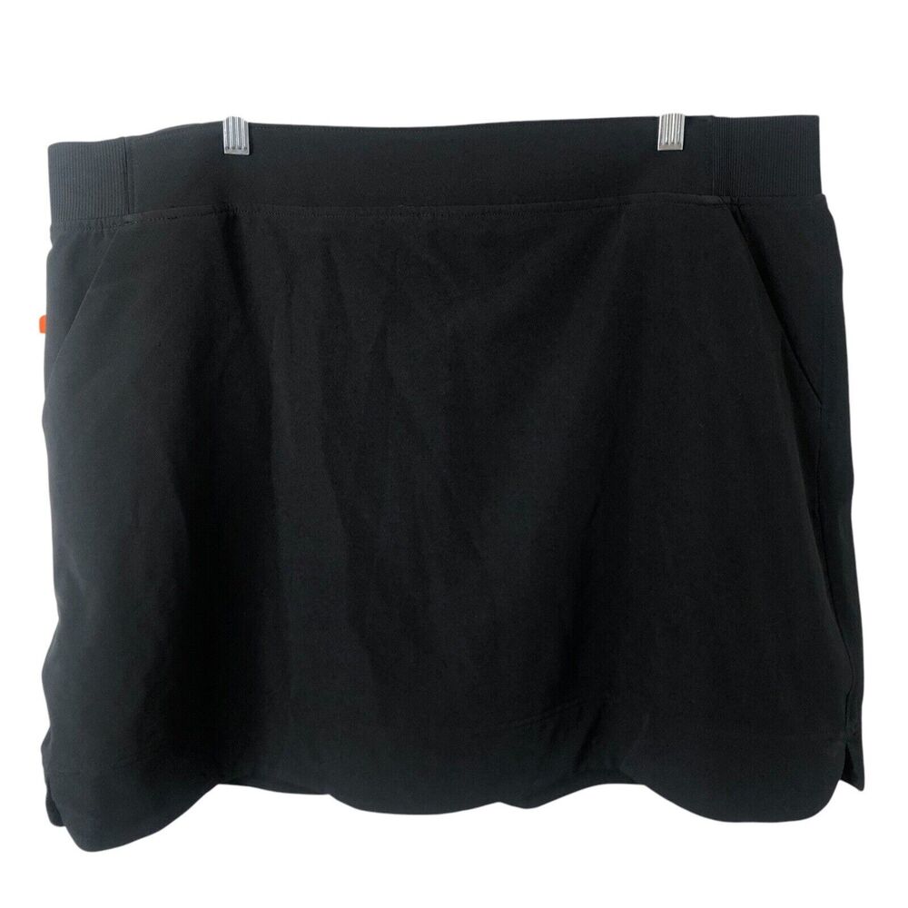 32 Degrees Cool NWT Women's Black Tennis Pickleball Skort Size XXL